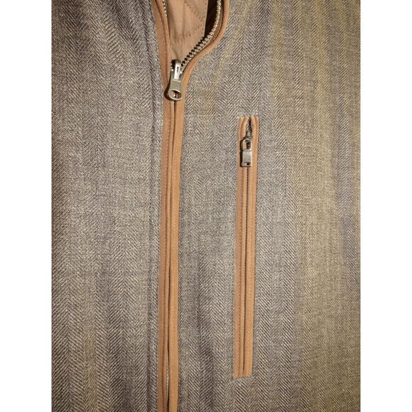 Cutter & Buck Men's XL Reversible Tweed & Quilted Preston Vest Classic - Picture 5 of 10